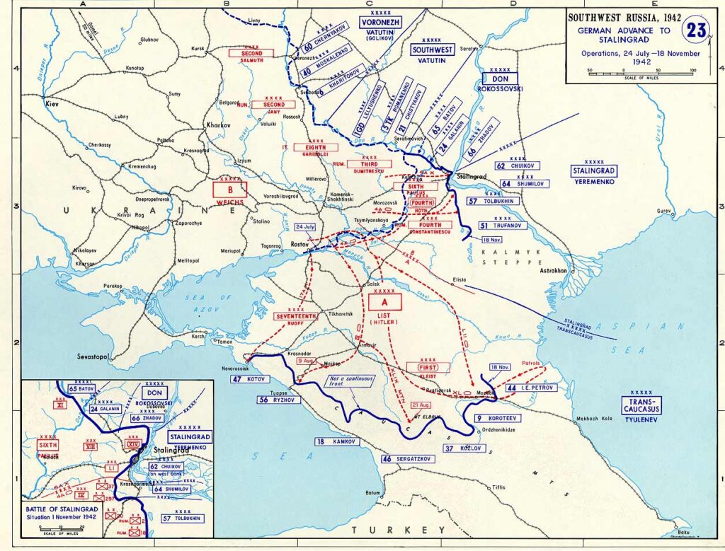 Operation Fall Blau planned offensive