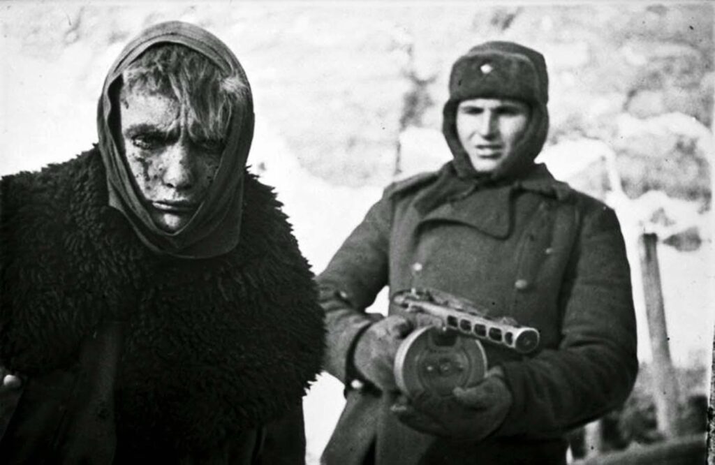 German soldier captured by the Soviets